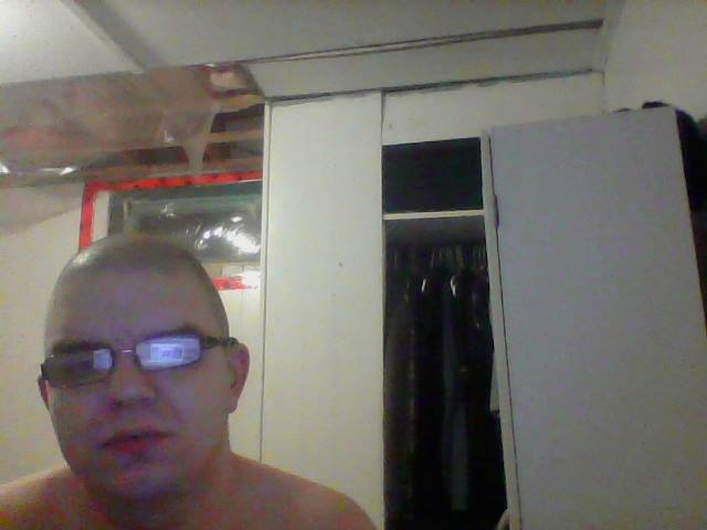 **me shaved head**