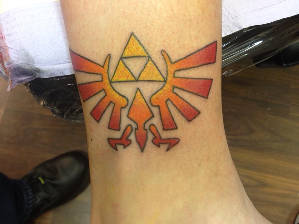 Zelda Logo tattoo 3.13